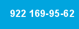 922 169-95-62 922 169-95-62